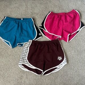 Lot of 3 Texas A&M Women’s Shorts Size Medium - Nike Tempo style